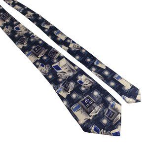 Fratello Mens Novelty Necktie Computer Geek IT Nerd Email Internet Office Gift